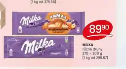 Flop MILKA různé druhy 270 - 300 g nabídka
