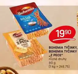 Flop BOHEMIA TYČINKY ,,Z PECE různé druhy 80 g nabídka