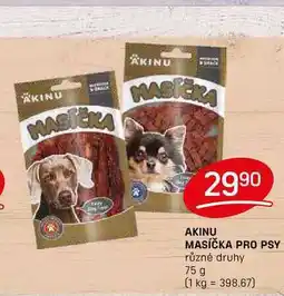 Flop AKINU MASÍČKA PRO PSY různé druhy 75 g nabídka