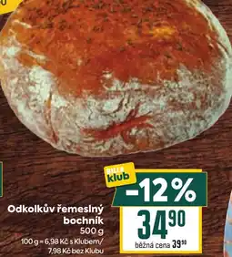 Billa Odkolkův řemeslný bochník nabídka
