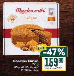 Billa Medovník Classic nabídka