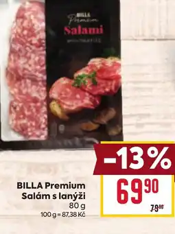 Billa BILLA Premium Salám s lanýži nabídka
