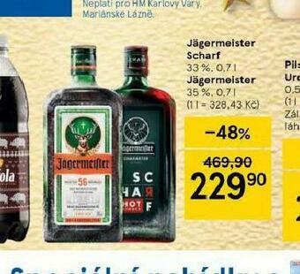 Tesco Jägermeister nabídka