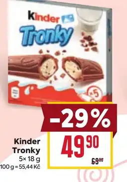 Billa Kinder Tronky nabídka