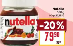 Billa Nutella nabídka