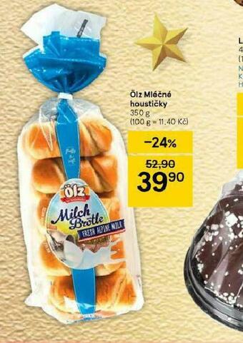 Tesco Ölz mléčné houstičky nabídka