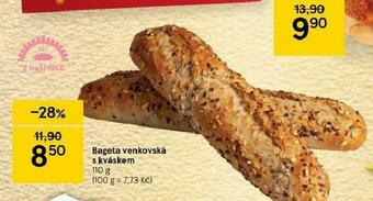 Tesco Bageta venkovská s kváskem nabídka