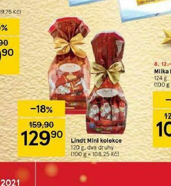 Tesco Lindt mini kolekce nabídka