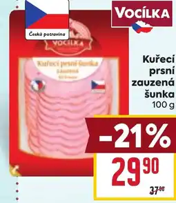 Billa Kuřecí prsní zauzená šunka nabídka