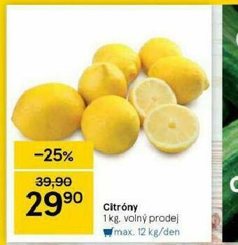 Tesco Citrony nabídka