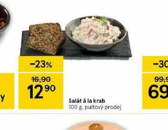 Tesco Salát á la krab nabídka