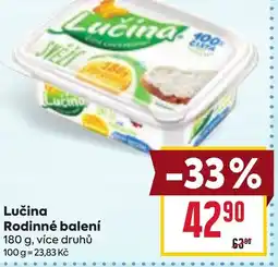 Billa Lučina Rodinné balení nabídka