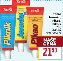 Billa Tatra Jesenka, Pikao, Piknik nabídka