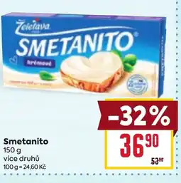 Billa Zeletava Smetanito nabídka
