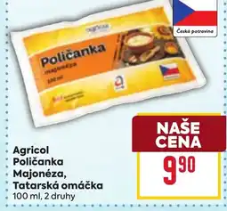 Billa Agricol Poličanka Majonéza, Tatarská omáčka nabídka