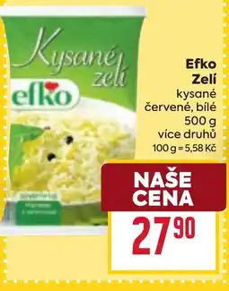 Billa Efko Zeli nabídka