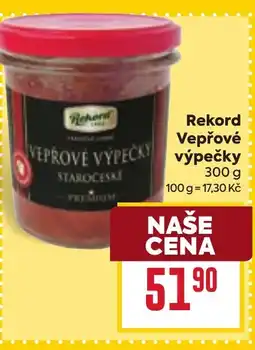 Billa Rekord Vepřové výpečky nabídka