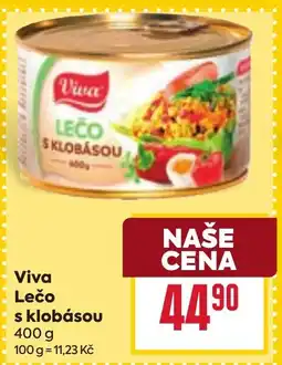 Billa Viva Lečo s klobásou nabídka