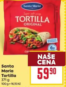 Billa Santa Maria Tortilla nabídka