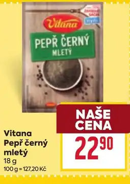 Billa Vitana Pepř černý mletý nabídka
