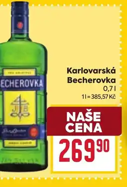 Billa Karlovarská Becherovka nabídka