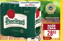 Billa Pilsner Urquell nabídka
