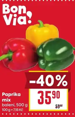Billa Paprika mix nabídka
