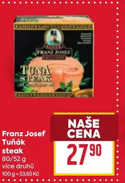 Billa Franz Josef Tuňák steak nabídka