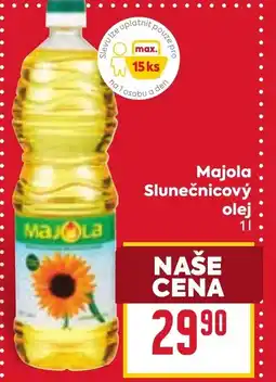Billa Majola Slunečnicový olej nabídka