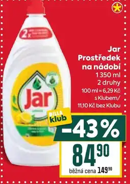 Billa Jar Prostředek na nádobí nabídka