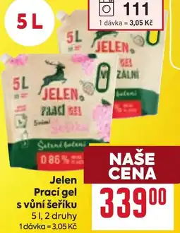 Billa Jelen Prací gel s vůní šeříku nabídka