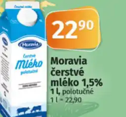 COOP TIP Moravia čerstvé mléko 1,5% nabídka