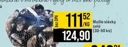 Jip Mušle slávky celé nabídka