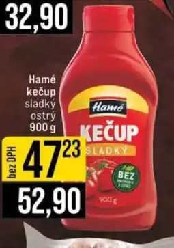 Jip Hamé kečup sladký ostrý 900 g nabídka