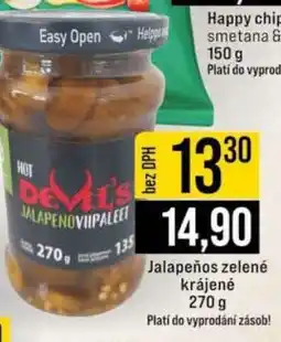 Jip Jalapeños zelené krájené nabídka