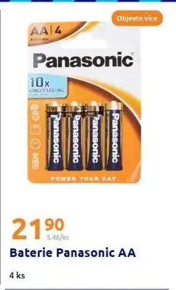 Action Baterie Panasonic AA nabídka