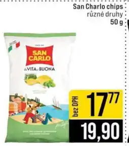 Jip San Carlo chips nabídka