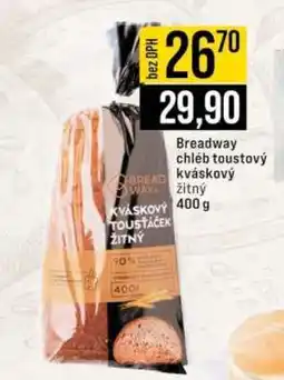 Jip Breadway chléb toustový kváskový žitný nabídka
