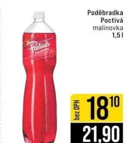 Jip Poděbradka Poctivá malinovka nabídka