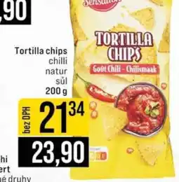 Jip Tortilla chips chilli natur sůl nabídka