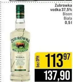 Jip Zubrowka vodka 37,5% Bison Biala nabídka