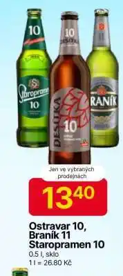 Hruška Ostravar 10, Braník 11, Staropramen 10 nabídka
