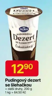 Hruška Pudingový dezert se šlehačkou nabídka