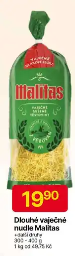 Hruška Dlouhé vaječné nudle Malitas nabídka