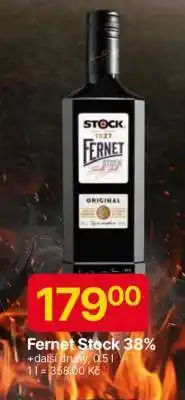 Hruška Fernet Stock 38 nabídka