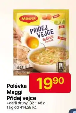 Hruška Polévka Maggi Přidej vejce nabídka