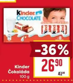 Billa Kinder čokoláda nabídka