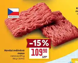 Billa Hovězí mleté maso nabídka