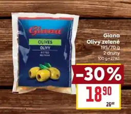 Billa Giana Olivy zelené nabídka
