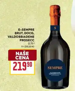 Billa E-Sempre Brut, DOCG, Valdobbiadene Prosecco nabídka